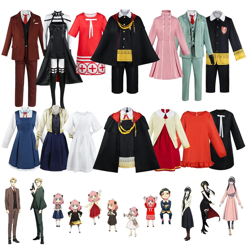 Anime Cosplay For Couples - Anime Spy X Family Cosplay Costume