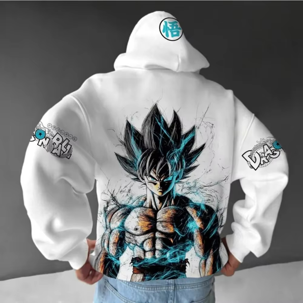 Dragon Ball Saiyan Armor - Dragon Ball Men's Hoodie 2025 Autumn