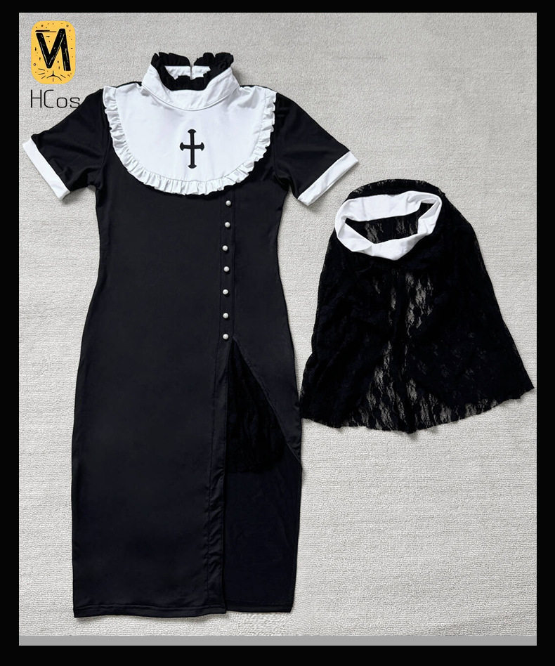 Original Dark Gothic Vampire N - Anime Cosplay Nun 评论和价格