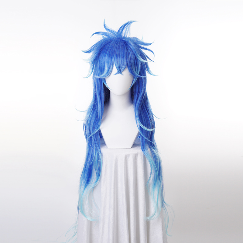 Idia Shroud Wig Cosplay Hercul - Anime Cosplay Blue Hair 评论和价格