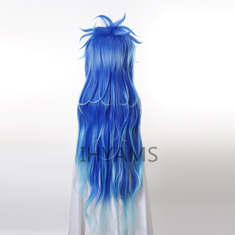 Idia Shroud Wig Cosplay Hercul - Anime Cosplay Blue Hair 评论和价格