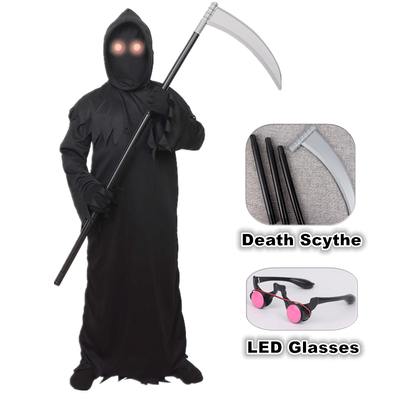 Halloween Grim Reaper Horror C - Anime Cosplay Eyes 评论和价格