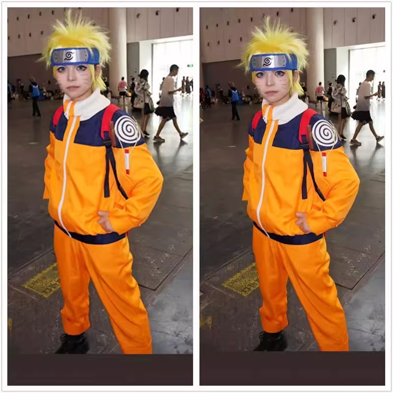Uzumaki Cosplay Costume Orange - Anime Cosplay Naruto 评论和价格