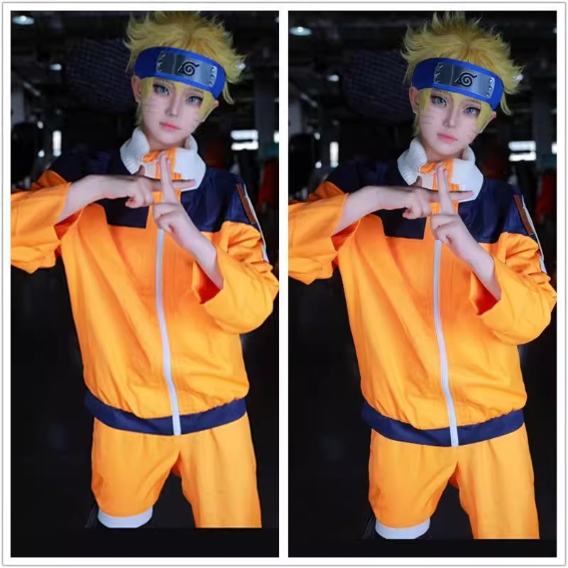 Uzumaki Cosplay Costume Orange - Anime Cosplay Naruto 评论和价格