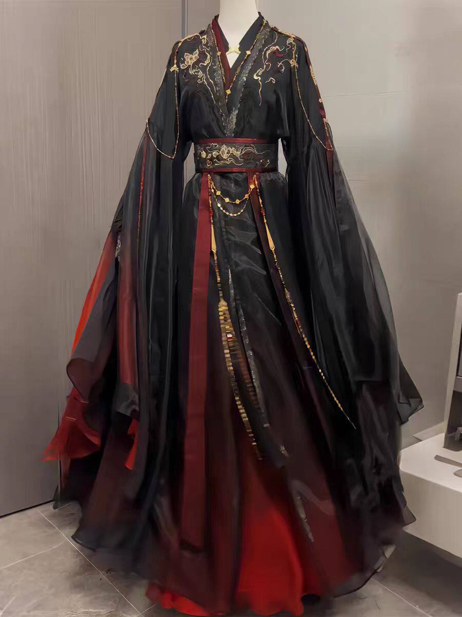 Unisex Ancient Chinese Xianxia - Anime Cosplay Red 评论和价格