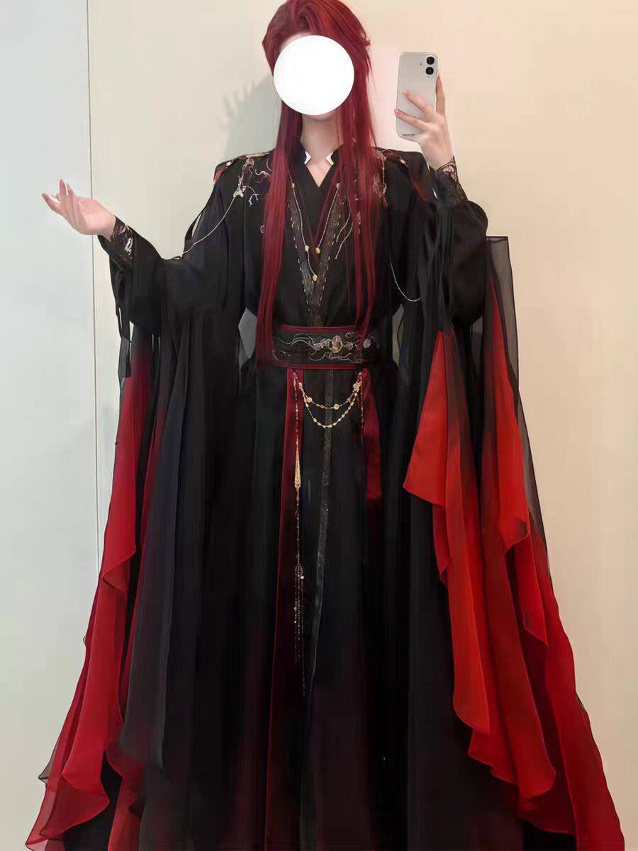 Unisex Ancient Chinese Xianxia - Anime Cosplay Red 评论和价格