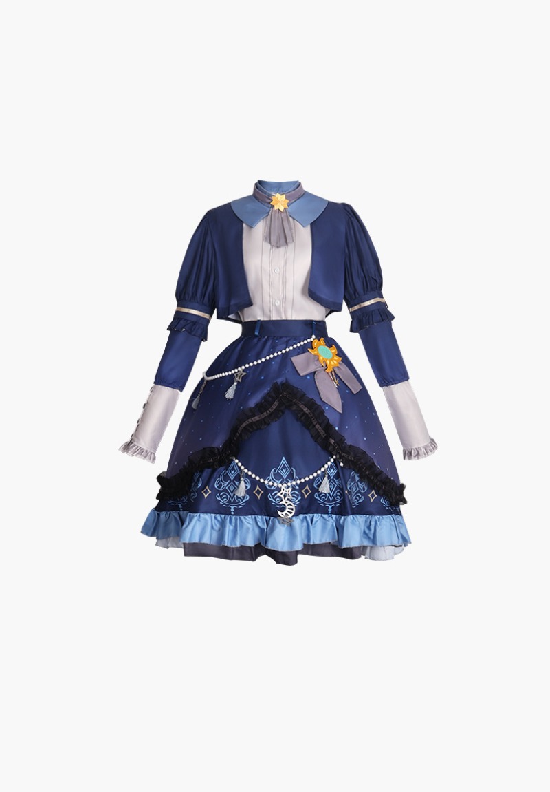 2025 PJSK Stars Colorful Dress - Anime Cosplay Female 评论和价格