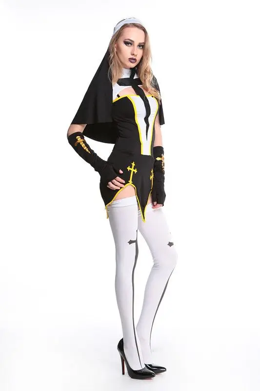 2026Sexy Lady Nun Superior Cos - Anime Cosplay Nun 评论和价格
