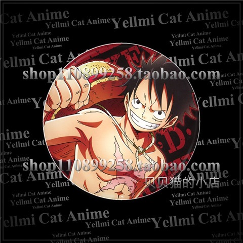 One Piece Straw Hat Luffy Red  - Anime Cosplay Eyes 评论和价格