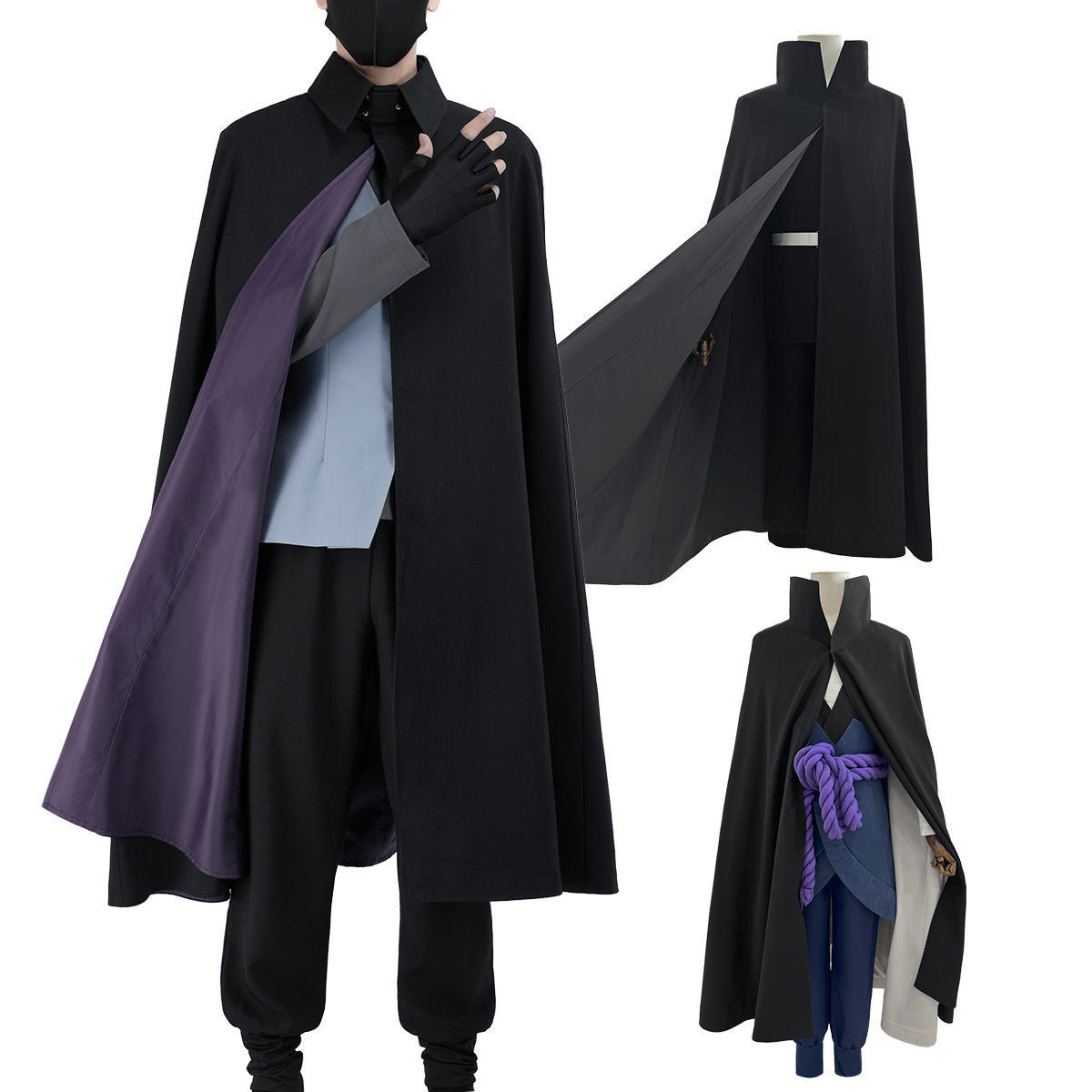HOLOUN Uchiha Sasuke Anime Cos - Convention Cosplay Anime 评论和价格
