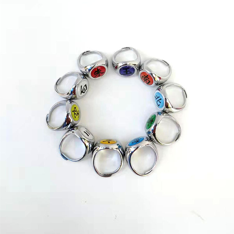 Hot Anime Accessories Ring Aka - Anime Cosplay Naruto 评论和价格