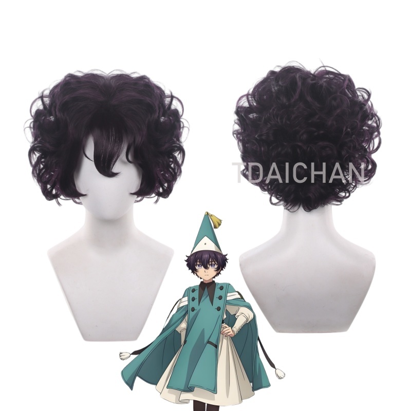 Witch Hat Atelier Agott Akrome - Cosplay Anime Black Hair 评论和价格