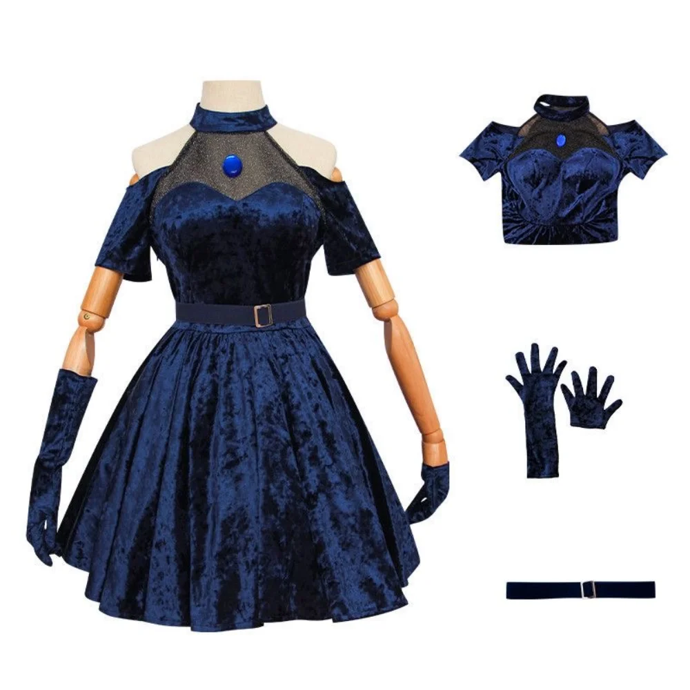 Cosplay Costume Anime Alien St - Anime Cosplay Blue Hair 评论和价格