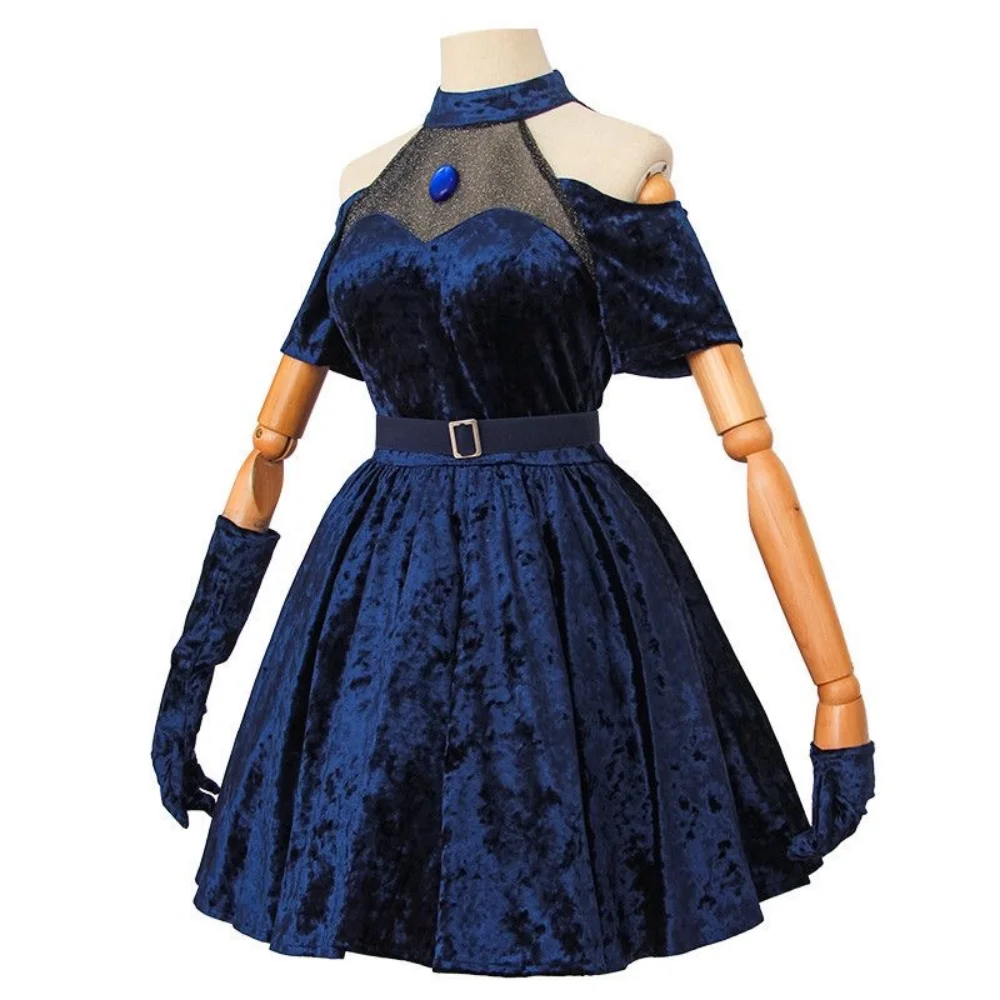 Cosplay Costume Anime Alien St - Anime Cosplay Blue Hair 评论和价格