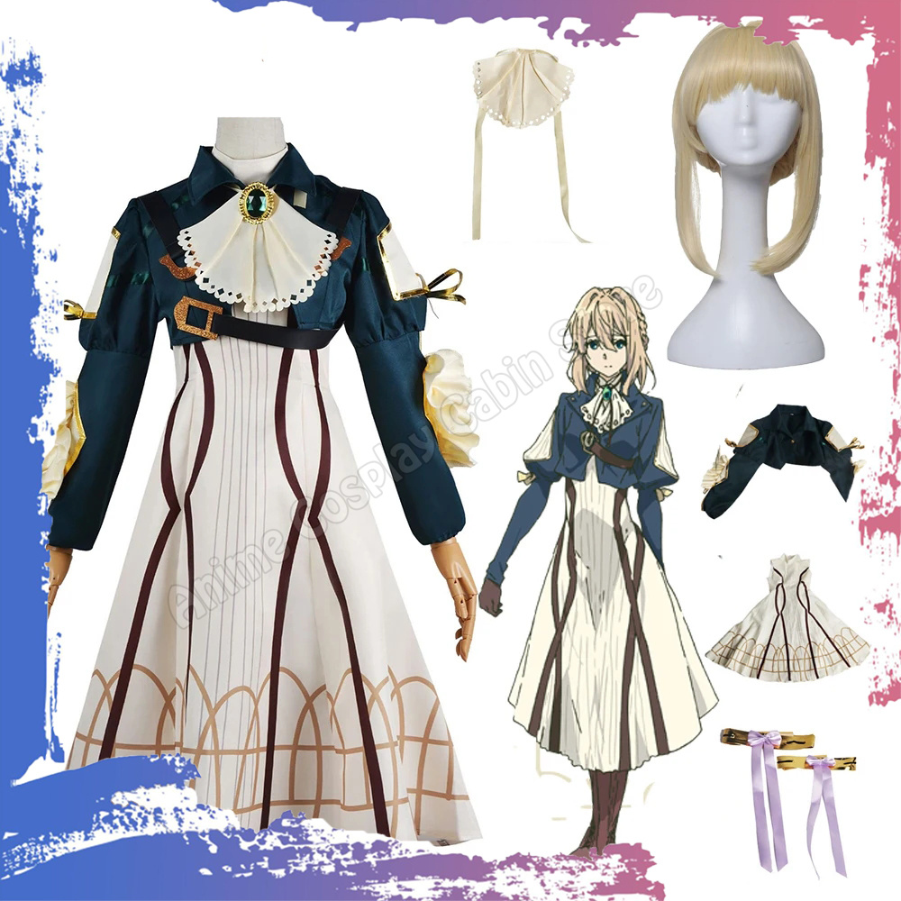 Anime Violet Evergarden Cospla - Violet Evergarden Dress 评论和价格