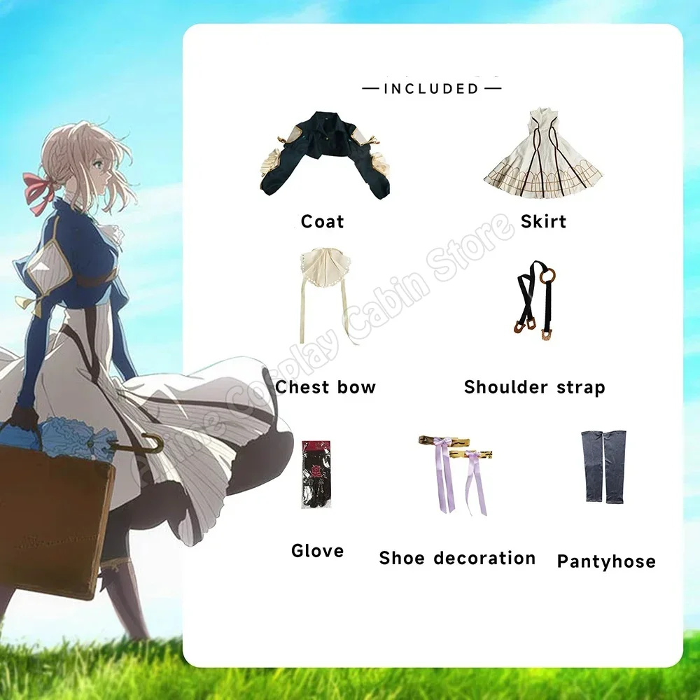 Anime Violet Evergarden Cospla - Violet Evergarden Dress 评论和价格