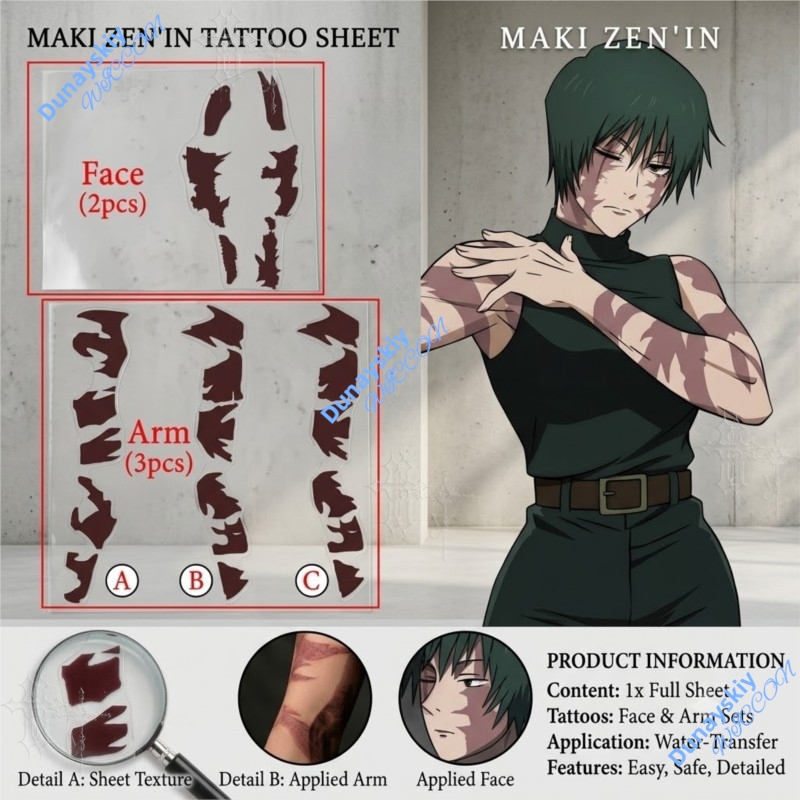 Anime Jujutsu Kaisen Zenin Mak - Anime Cosplay Jujutsu 评论和价格